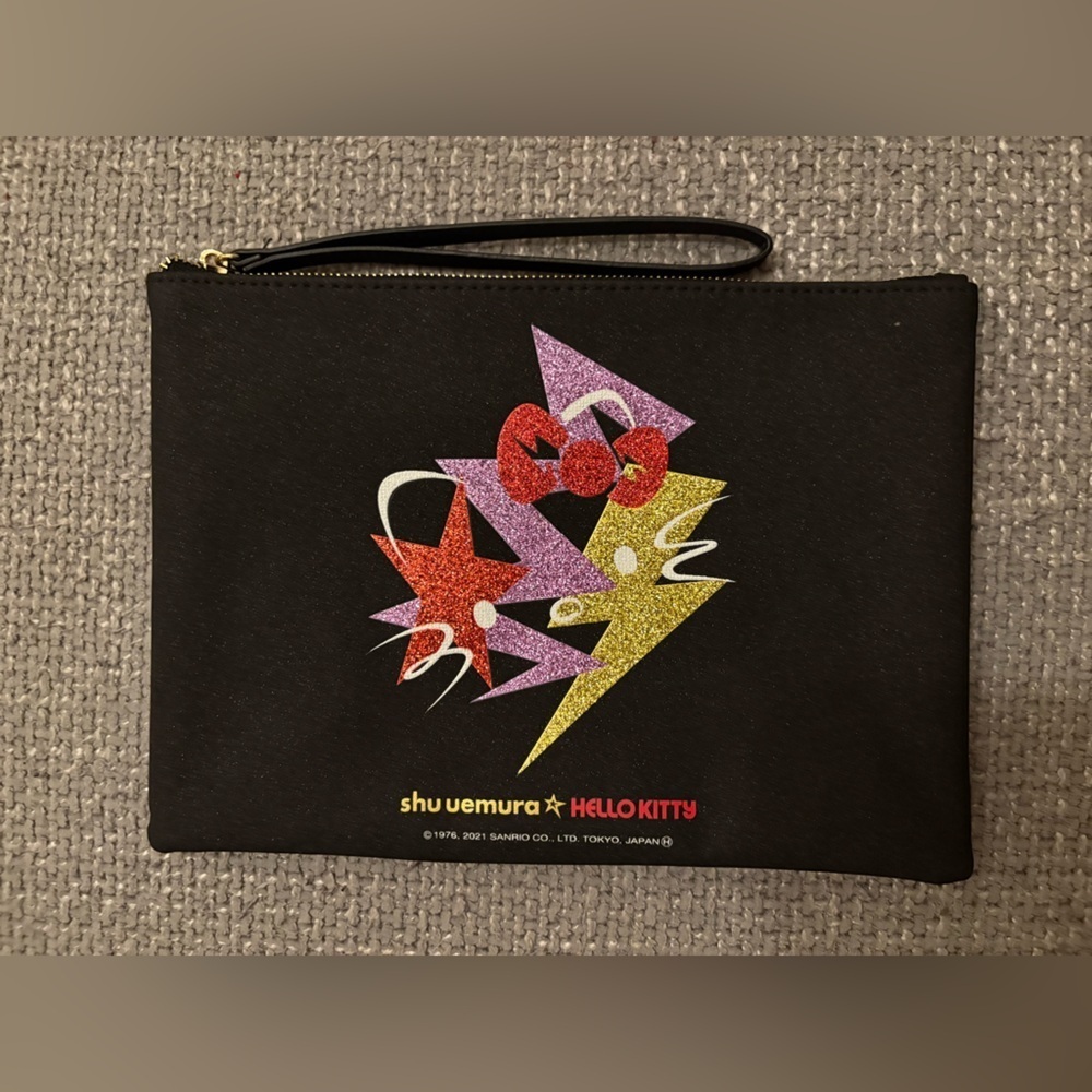 Shu Uemura x Hello Kitty Rock the Party Limited Edition Makeup Pouch New!